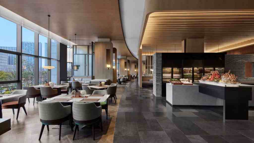 【餐厅家具】南通万豪国际酒店