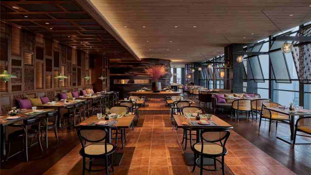 【餐厅家具】重庆希尔顿酒店